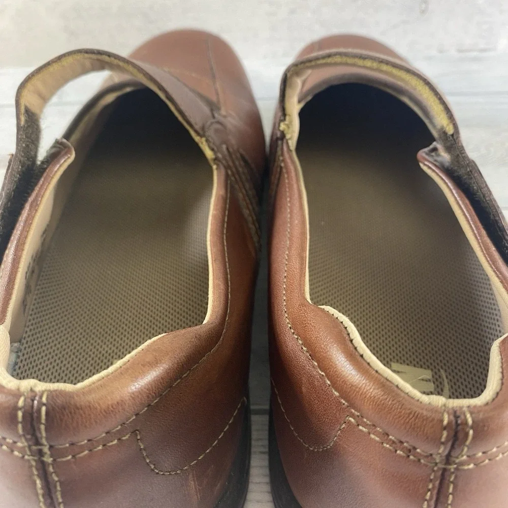 Drew Heather Mary Jane Shoes Womens‎ 9.5 W Brown Leather Orthopedic Comfort Walk